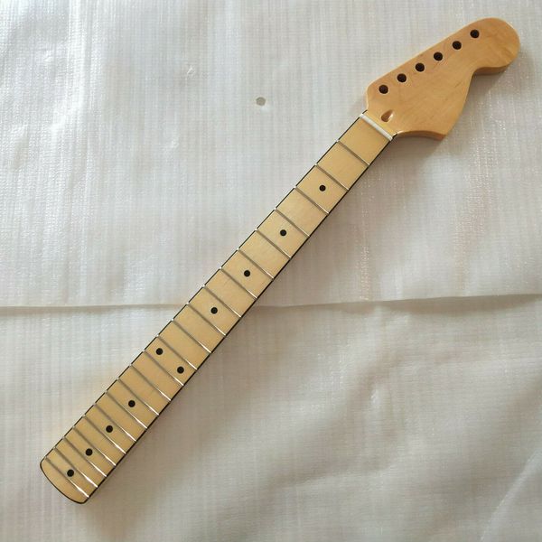 

gloss finished 21 fret black binding large headstock maple guitar neck parts