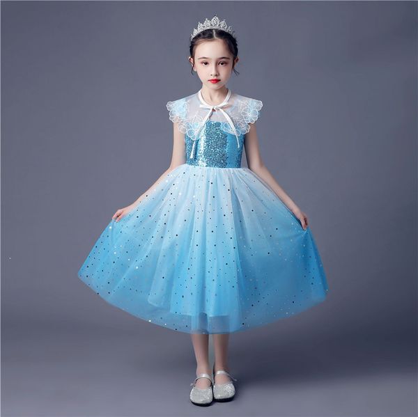 

summer party косплей платье baby girl одежда детские малышей принцесса туту платья платья девочки синий одежда нижнее korean 6, Red;yellow
