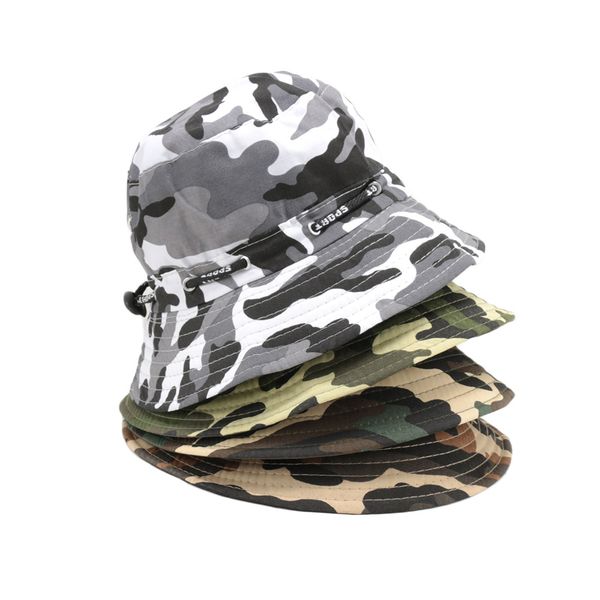 

men women camouflage bucket hat outdoor hunting camping boonie fishing hat fisherman sun cap fashion accessories