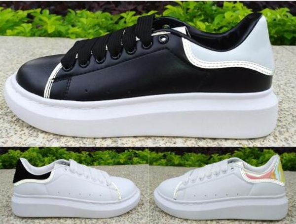 

2020 mens womens white black reflective 3m fashion ball dress casual shoes leather golden shoe tail platform luxury shoes designer sneakers