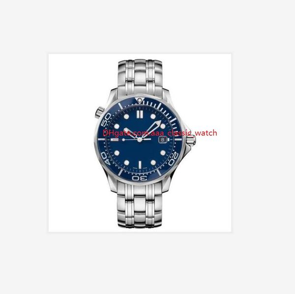 

wristwatches maker co-axial blue dial 212.30.41.20.03.001 automatic mechanical mens men's watch watches, Slivery;brown