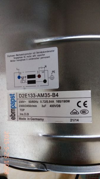 

оригинал 100% для ebmpapst d2e133-am35-b4 230v 165w
