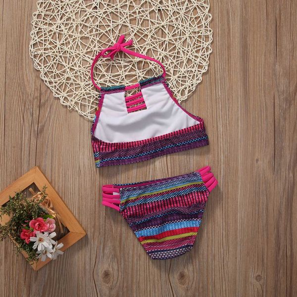 

baby girls swimsuit 2017 new print 2pcs baby girl summer tankini swimwear kid children swimsuit bikini set swimsuit