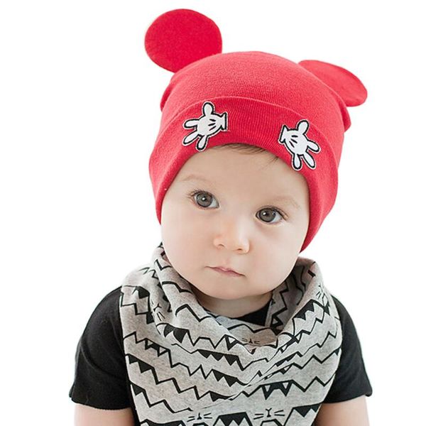 

new 2018 newborn baby boys girls cute mouse ear crochet outfits beanies hat kids pgraphy props caps skullies z1