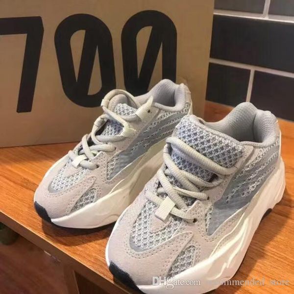 

дешевые оптовые детская обувь 700 v2 статическая розовый черный белый кроссовки молодежные мальчики gilrs 700 v2 кроссовки размер 28-25, Black