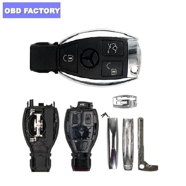 

10pcs/lot smart key shell 3 buttons work with cgdi for mb be key