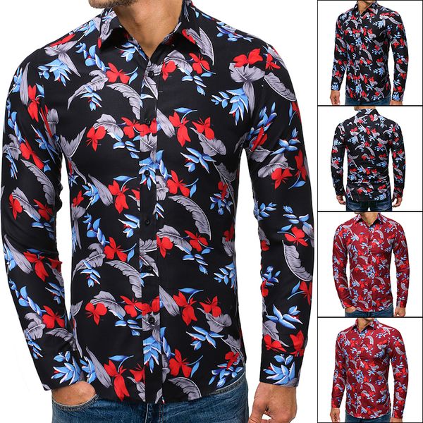 

new classical dress shirt male flowers shirt men spring autumn long sleeve solid formal business men social shirts big yards, White;black