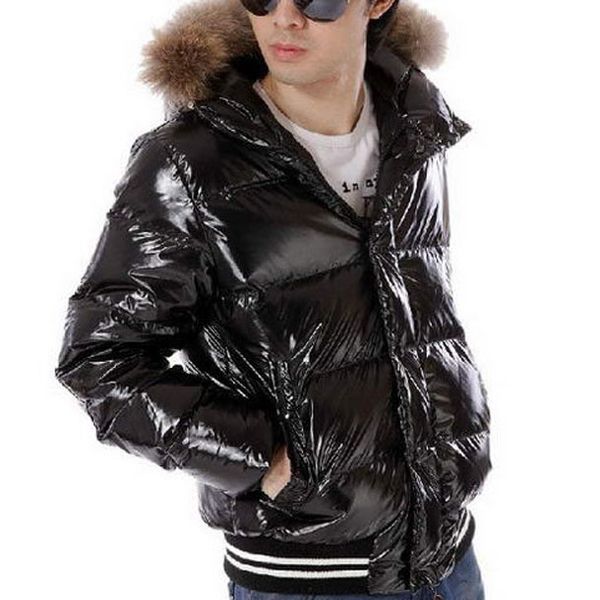 

winter down jacket classic men designer puffer jacket for mens clothing hommes outdoor brand warm coats s02 plus size, Black