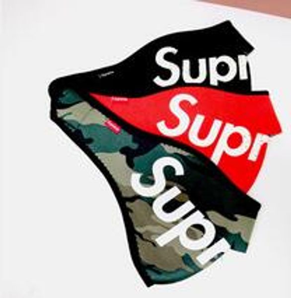 

14AW Неопреновая маска Маска для лица красный черный камуфляж маски для лица Sup хип-