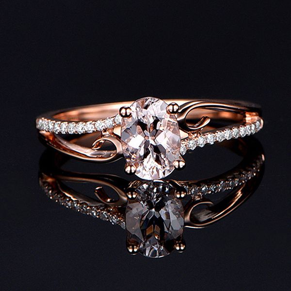 

plating 14k rose jin xiangqian ogival ring hand ornaments, Silver