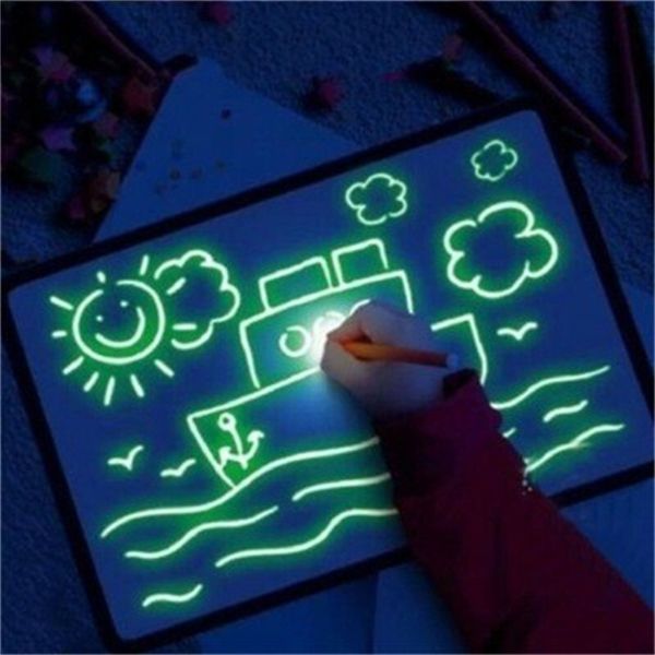 

люминесцентные почерк доска загораться чертеж 3d набор для рисования с легкими удовольствие рисования доска горячего сбывания 2020 12 5мт н1