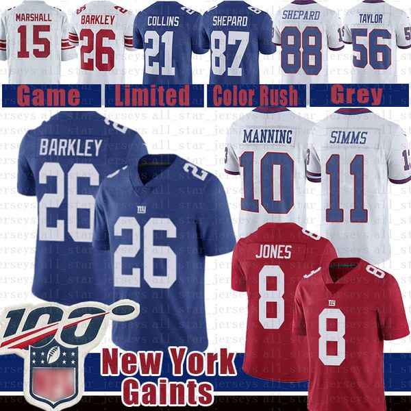 saquon barkley jersey color rush