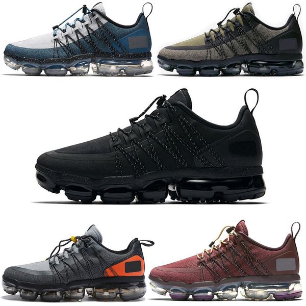

2019 newrun utility men running shoes olive triple black anthracite white reflect silver trainers sport sneakers