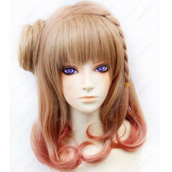 

amnesia hero cosplay costume party brown wig, Black;red