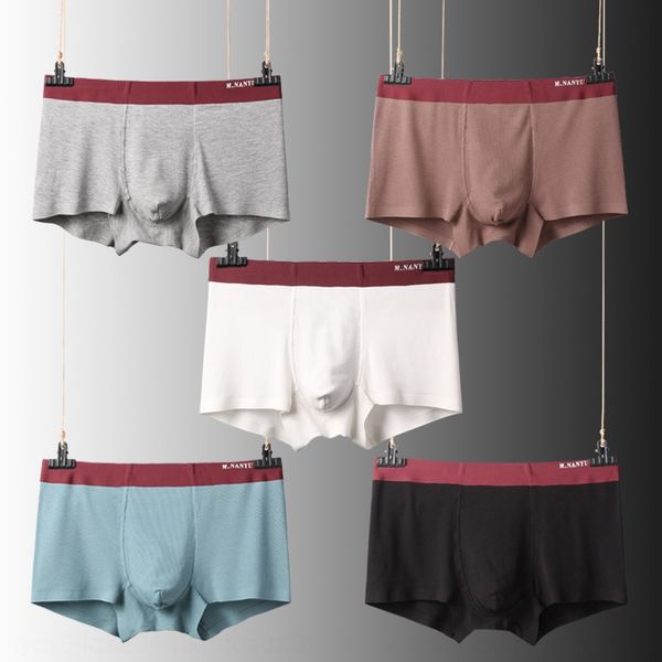 

gk1nv general standard modal traceless boxer pants mr. general standard underwear men's underwear men's thread modal traceless box, Black;white