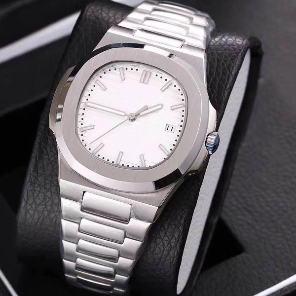 

new fashion 19 colors mens watch automatic self wind glide sooth second hand sapphire glass silver and gold watches wristwatch, Slivery;brown