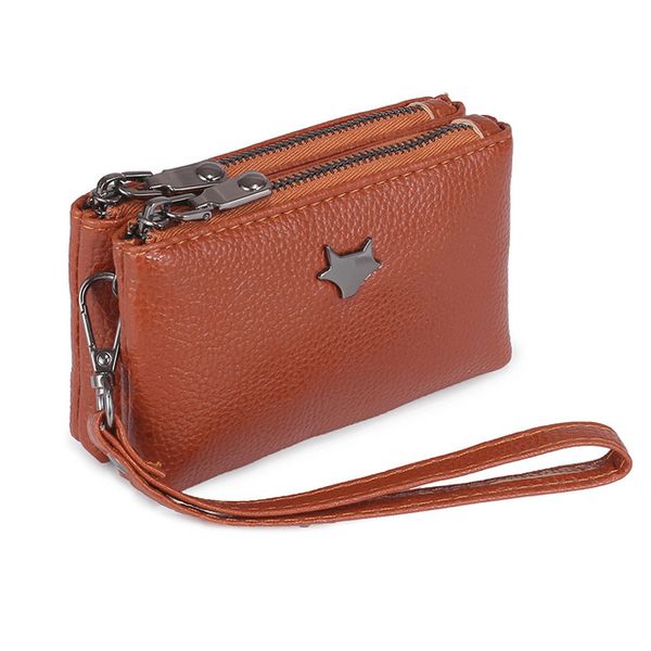 

new 2020 woman coin purses pu leather fashion design gift 13*2.5*4.5cm sl-7003, Red;black