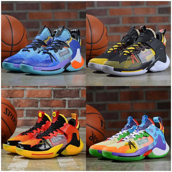 

men 0.2 pf sneakers russell westbrook ii why not kids basketball shoes sneakers zero 2 original trainers, Black