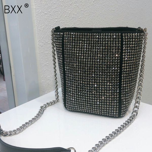 

bxx] bling rhinestone evening handbag for women 2020 luxury fashion diamonds chain shoulder bags ladies designer handbags hk133