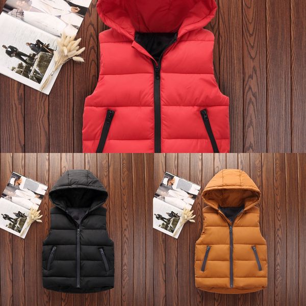 

2019 thickened children's hooded cotton large men's and women's children's wear down cotton coat coat vest vest vest, Camo