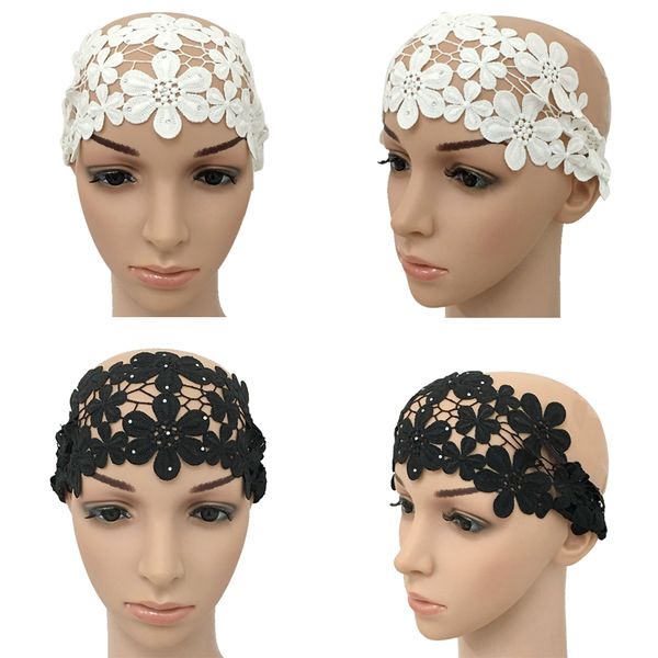 

women lace cap headband hijab lady flower headwear muslim islamic wraps cap hat