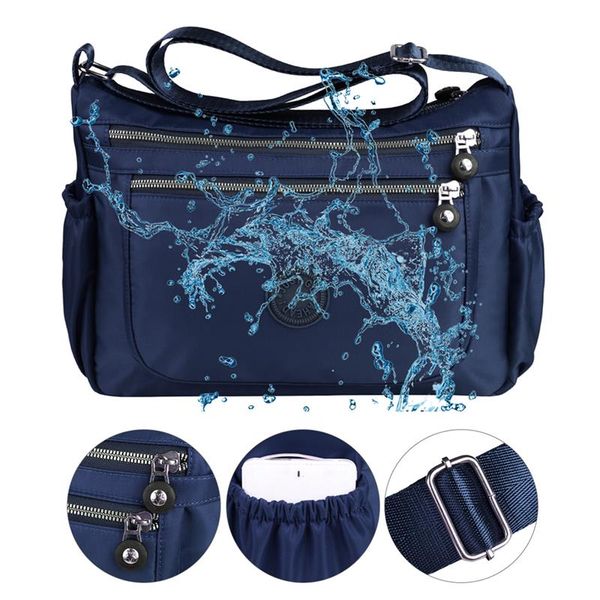 

vbiger waterproof women's waist bag fashion canvas shoulder bag lady crossbody female casual messenger bags