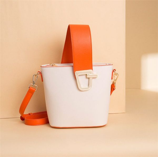 

2020 fashion new women s bag simple contrast wild portable broadband shoulder diagonal bag ing