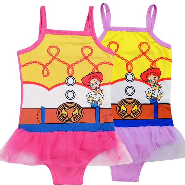 

new kids baby little girls clothing bikini swimwear swimsuit outfit one-piece swimming bathing beach swimming clothes, Blue