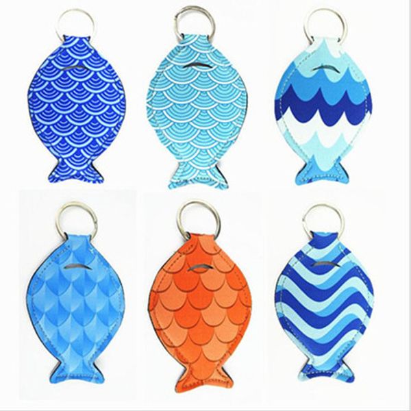 

металлическое кольцо key chain креативный рыбья чешуя гофрированный printed помада набор цвета конфеты праздник партия подарков wy270q-2, Silver