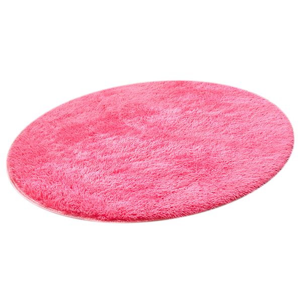 

30cm round carpet rug plush fluffy rugs pad for bedroom floor mat