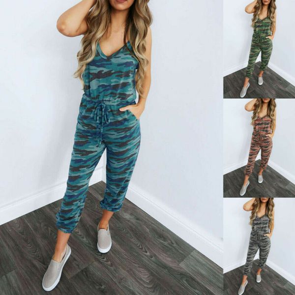 

thefound 2019 women sleeveless jumpsuit long trousers bodycon playsuit clubwear long party jumpsuit 3ee, Black;white