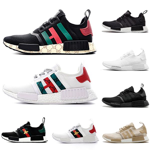 

2019 Новый R1 XR1 Sup Bee Primeknit Тройной черный Белый NMDS дизайнер Кроссовки Для Мужчин Женщ