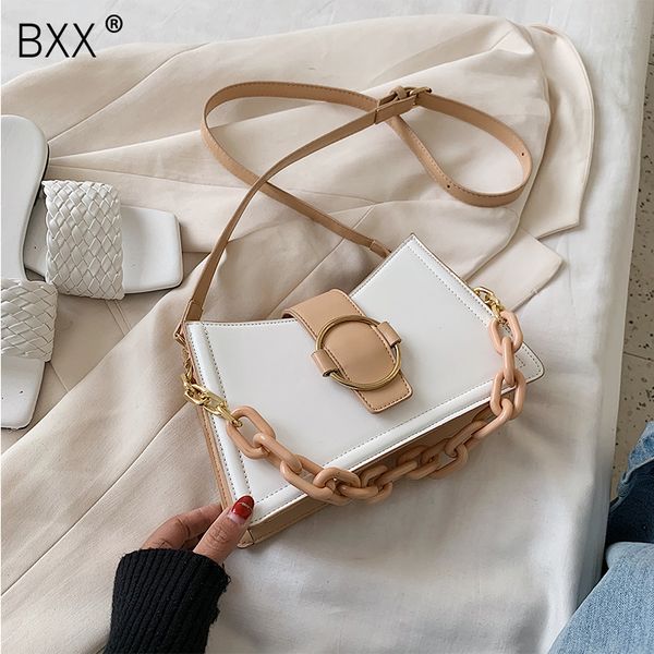 

bxx] pu leather crossbody bags for women 2020 summer small fashion shoulder messenger bag lady handbags and purses hl757
