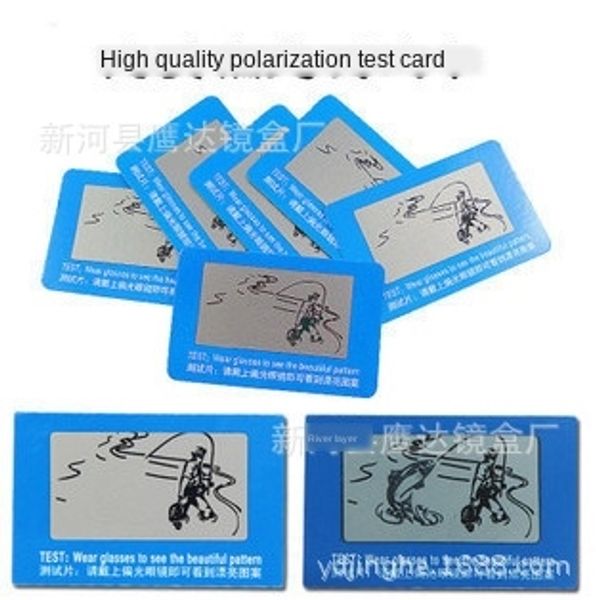 

accessory polarized test card polarized glasses test piece glasses accessories fishing pattern