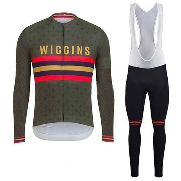 

2020 spring autumn pro rcc long sleeve cycling jersey sets mtb cycling clothing jersey breathable 9d gel pad bib pants, Black;red