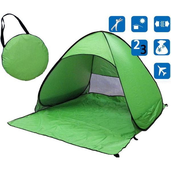 

beach tent ultralight folding tent up automatic open family tourist fish camping anti-uv fully sun shade