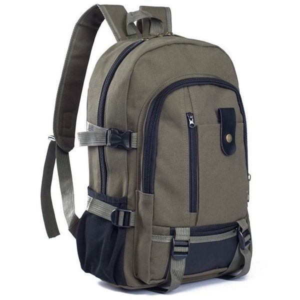 

2019 vintage travel canvas backpack high capacity leisure rucksack men satchel school bag mochila masculina 8*10