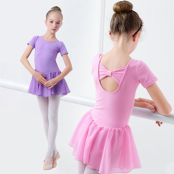 

children ballet dress transparent chiffon dance skirts kids ballet clothes cute training dance wear for girls, Black;red