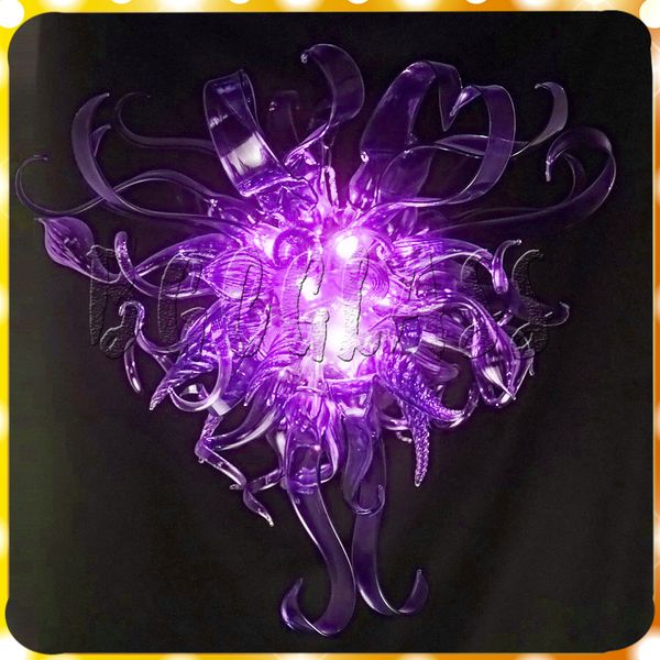 

роскошная фиолетовый кри воздух, доставка столовой спальни кухня полностью ручная выдувное стекло модный свет