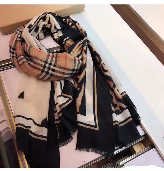 

wholesale luxury designer scarf fashion print scarf soft beach shawl female decorative scarf plaid borsetta bandana foulard, Blue;gray