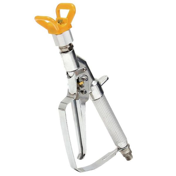 

tungsten steel spray gun 3600psi high pressure metal airless paint sprayer airless spray gun paint guide tool universal power