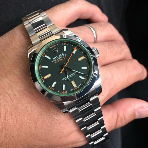 

new mens automatic watch master 40mm 116400 116400gv mechanical black dial green sapphire crystal 369 orange mark luxury mens watches, Slivery;brown