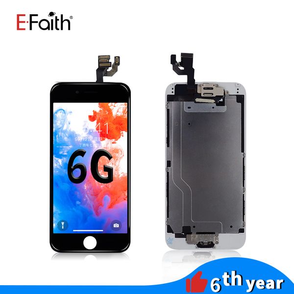 

Lcd di play for iphone 6 4 7 inch touch creen with digitizer bezel frame home button front camera full a embly hipping
