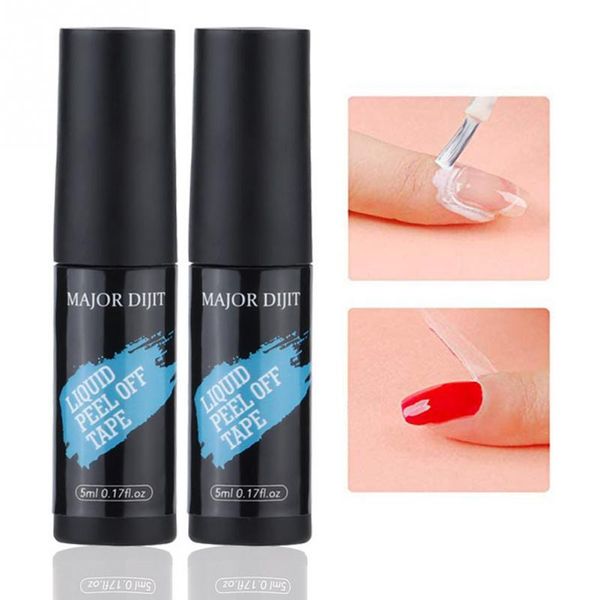 

5ml manicure cuticle guard printing liquid glue anti overflow paint finger nail art protective care tool quick dry peel off tape