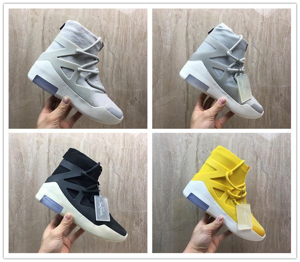 

fear of god 1 men sport shoes light bone black zoom women outdoor sneakers boy girls athletic walking trainer