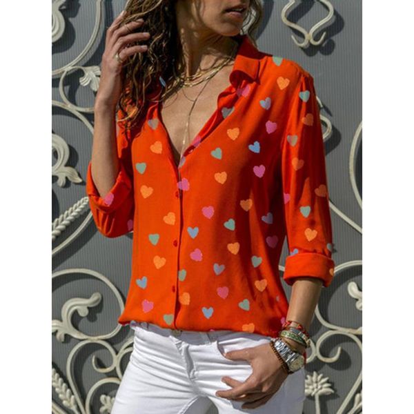

2019 women shirts blouses plus size long sleeve turn down collar elegant ladies chiffon blouse office chemise femme sj2042x, White