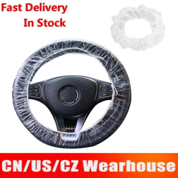 

200pcs/lot disposable plastic steering wheel cover plastic steering-wheel cover 4s shop dedicated car accessories interior