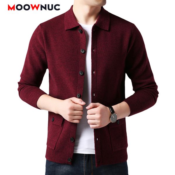 

sweaters homme cardigan fashion male 2020 spring new solid youth men's clothes smart casual sweaters slim fit v-neck moownuc men, White;black