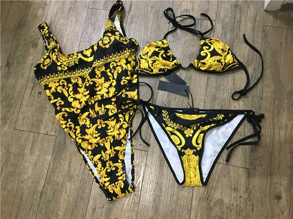 

designer luxury ladies summer beach swimming 2 pieces bikini underwear swimwear womens swimsuit bathing suits one-piece swimsuits