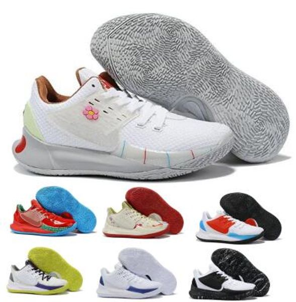 

2020 new arrival mens kyrie low 2 basketball shoes sneakers sponge mr krabs sandy cheeks squidwards white designer trainers basket shoes